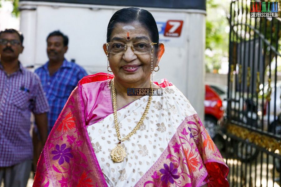 Singer P Susheela Enters Guinness World Records Press Meet Photos