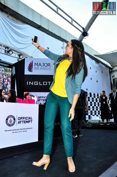 Sonakshi Sinha at the INGLOT's Guinness Records Event