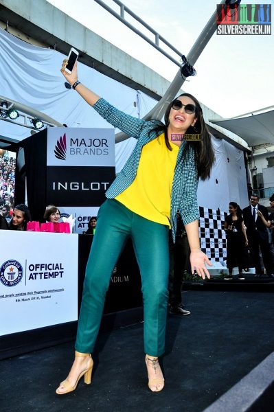 Sonakshi Sinha at the INGLOT's Guinness Records Event