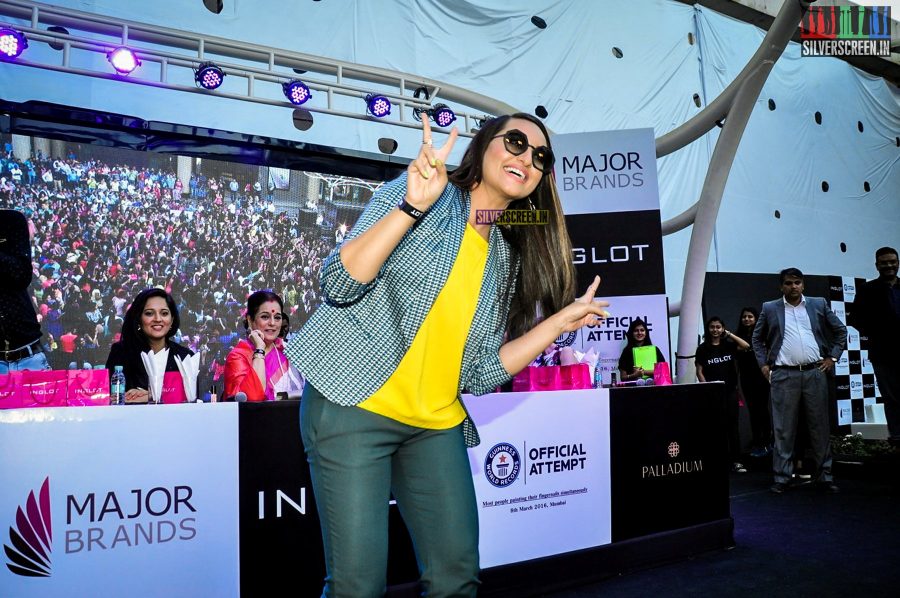 Sonakshi Sinha at the INGLOT's Guinness Records Event