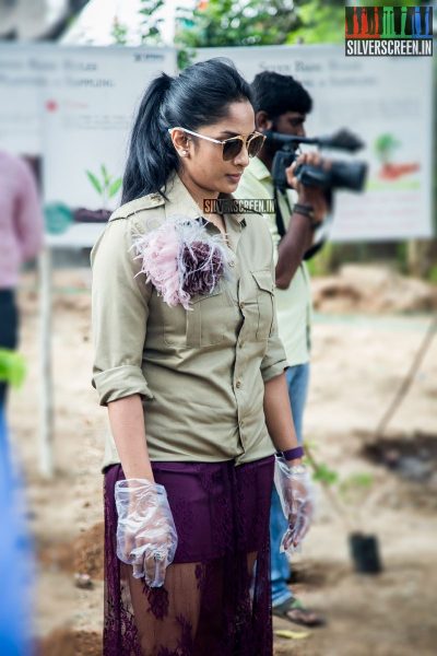 Sriya Reddy at the Osian chlorophyll's Grow Your Own Oxygen Campaign