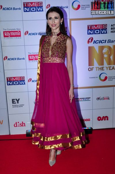 Celebrities at the ICICI Bank's NRI of the Year Event