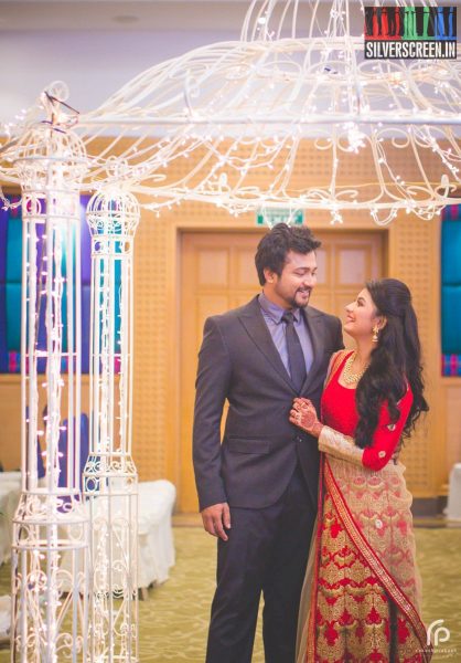 Bobby Simha-Reshmi Menon Wedding Reception Photos