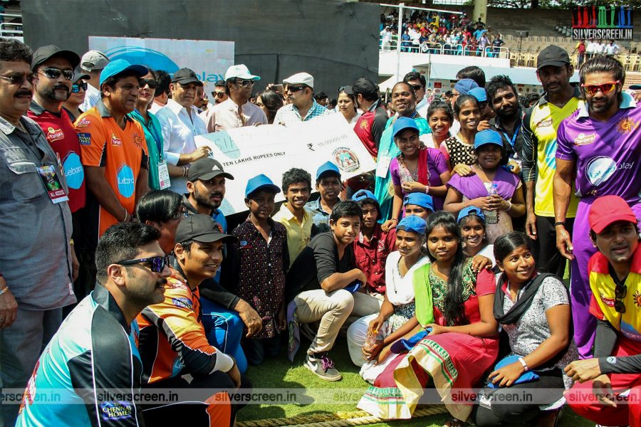 Celebrities at the Lebara's Natchathira Cricket