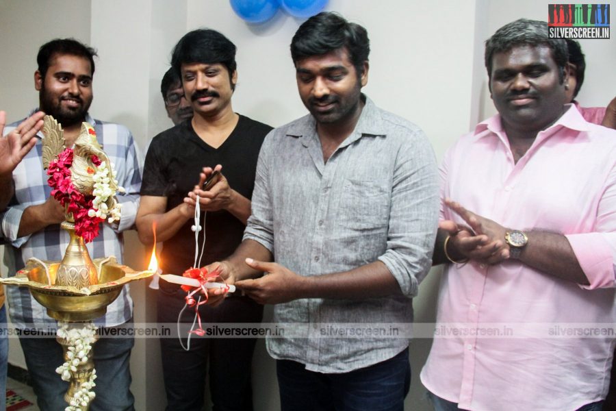 Iraivi Team at the Launch of Celebrity Badminton League's Corporate Office