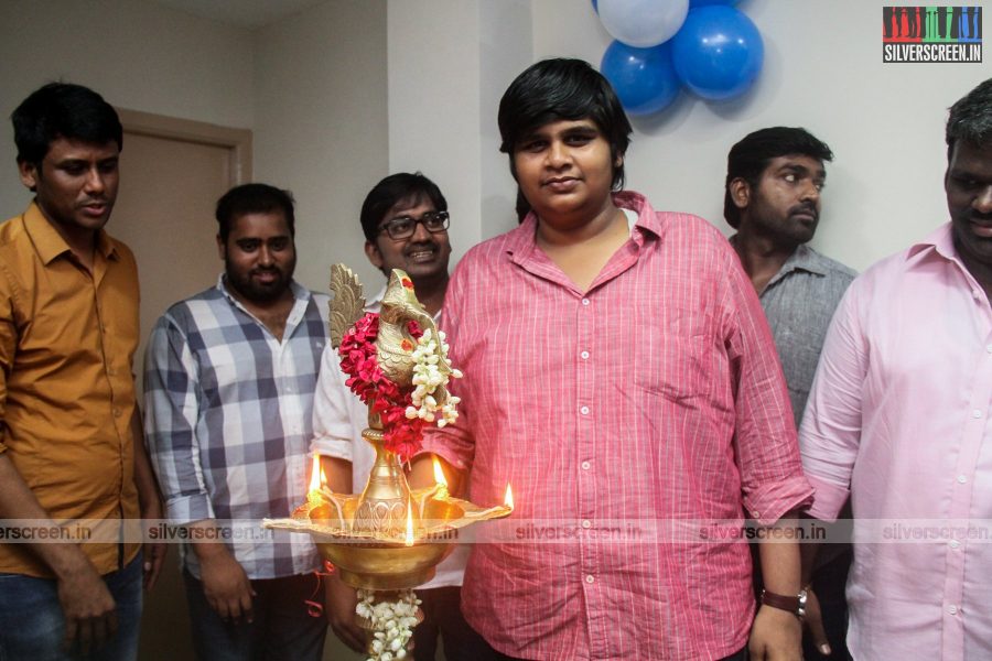 Iraivi Team at the Launch of Celebrity Badminton League's Corporate Office