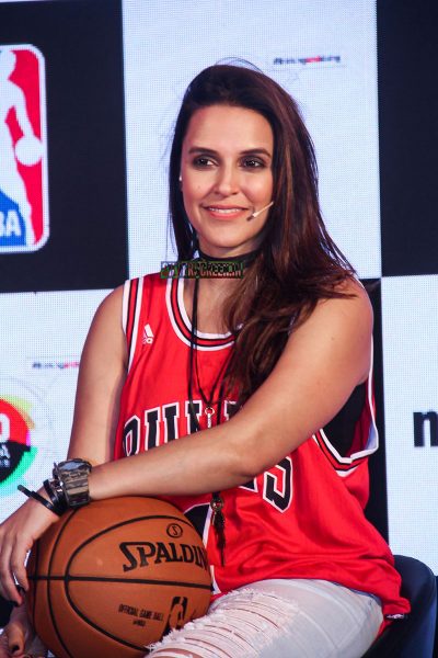 Neha Dhupia at the Launch of NBA's Website