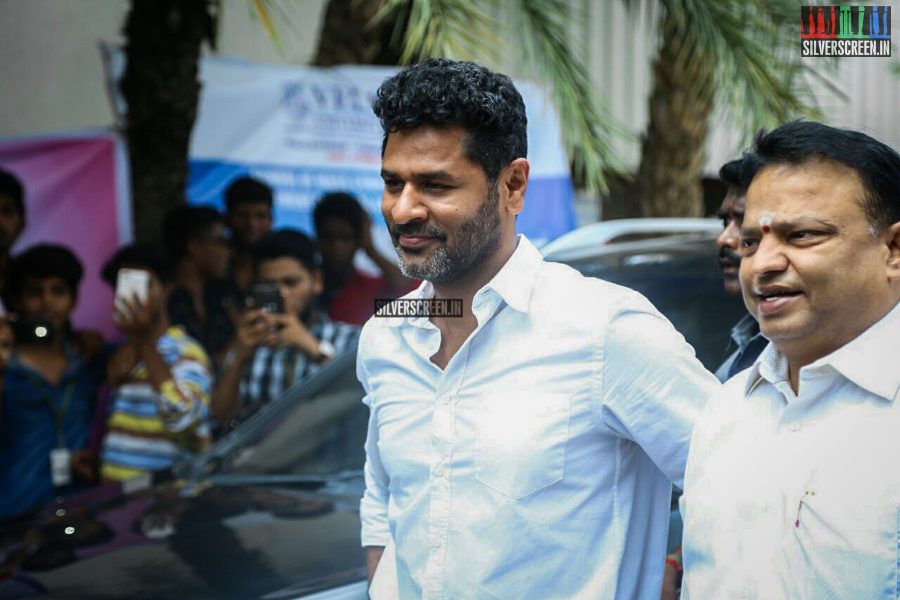 Prabhu Deva Unveils Michael Jackson Statue at VELS University