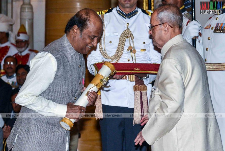 Rajinikanth Felicitated with Padma Vibhushan Award