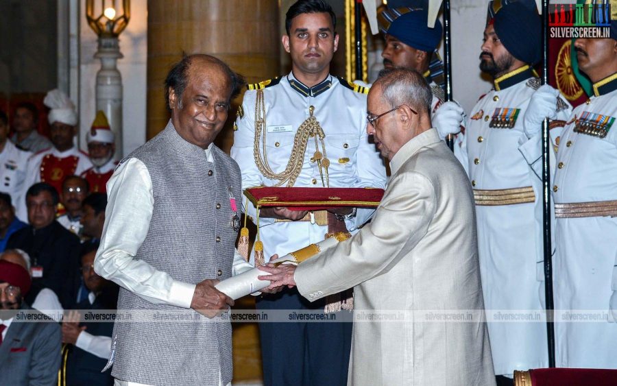 Rajinikanth Felicitated with Padma Vibhushan Award