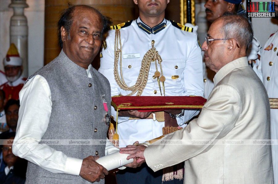 Rajinikanth Felicitated with Padma Vibhushan Award