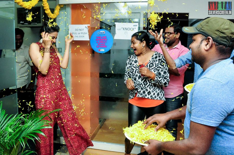 Rakul Preet Singh at Sarainodu Movie Promotions