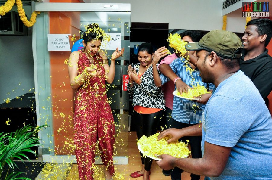 Rakul Preet Singh at Sarainodu Movie Promotions