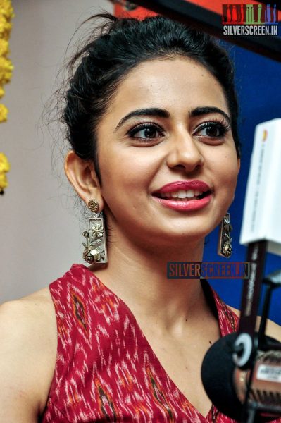 Rakul Preet Singh at Sarainodu Movie Promotions