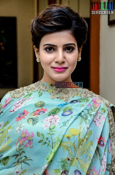 Samantha Ruth Prabhu at Policeodu Press Meet