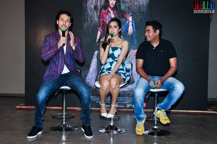 Shraddha Kapoor and Tiger Shroff at Baaghi Movie Promotion