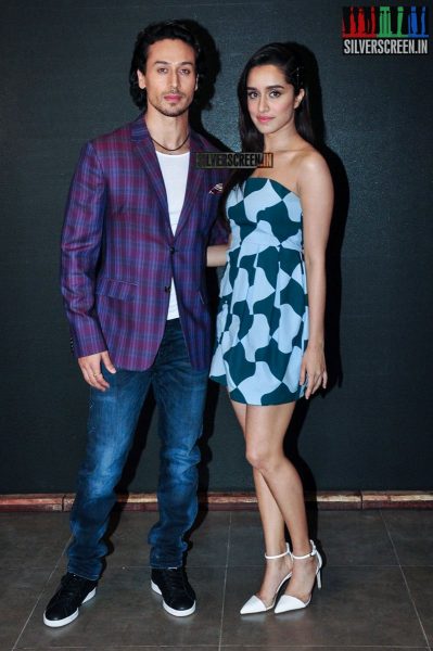 Shraddha Kapoor and Tiger Shroff at Baaghi Movie Promotion