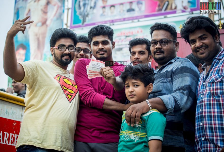 Theri FDFS Celebrations at Albert