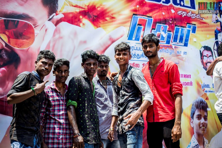 Theri FDFS Celebrations at Albert