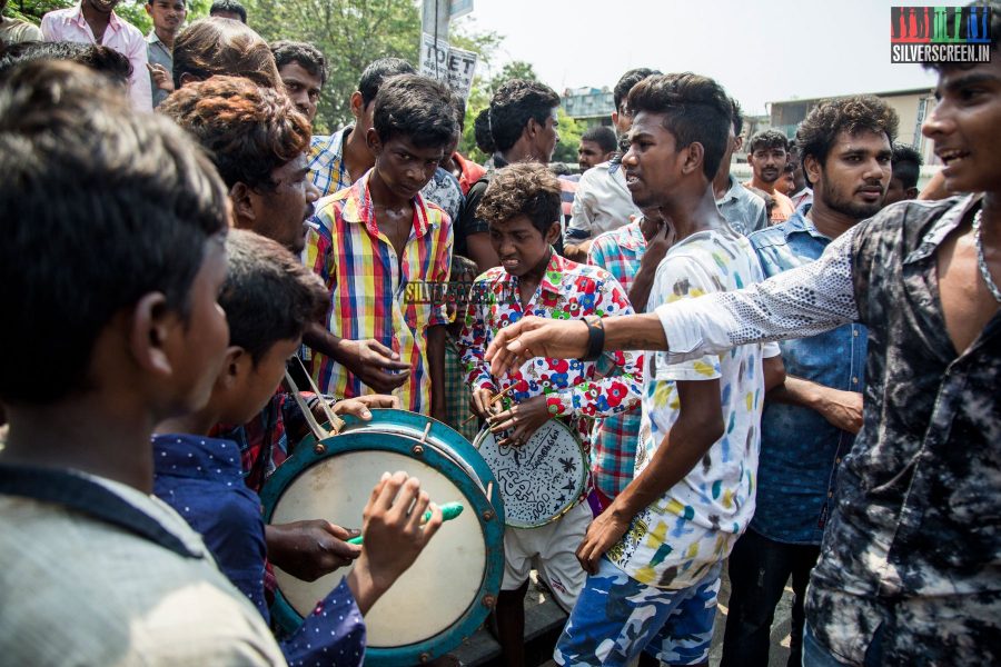 Theri FDFS Celebrations at Albert