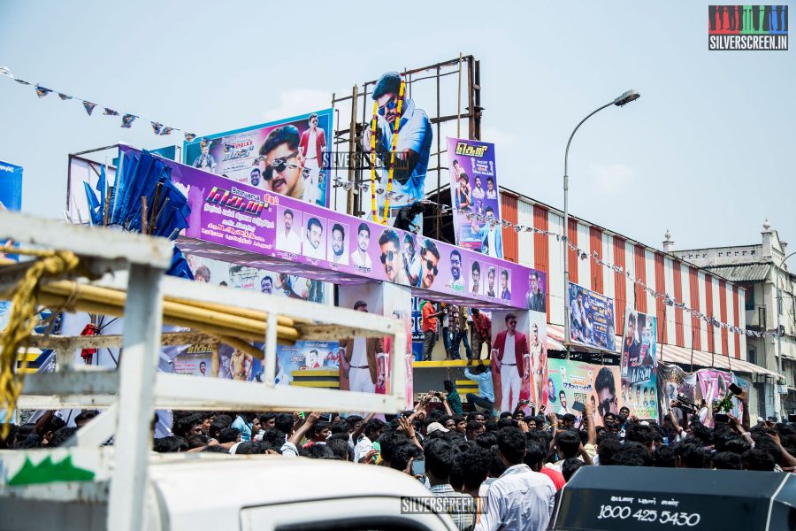 Theri FDFS Celebrations at Albert