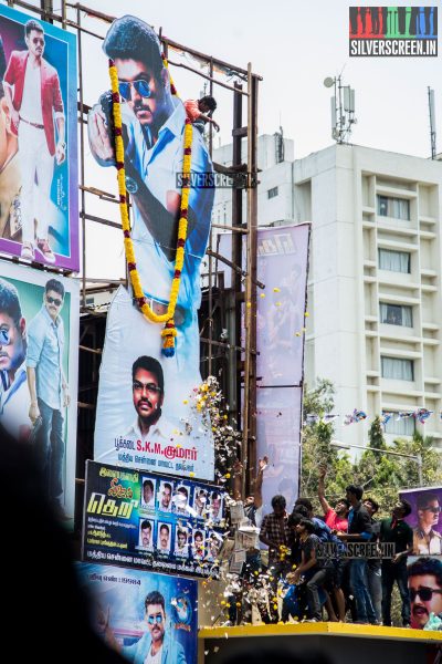 Theri FDFS Celebrations at Albert