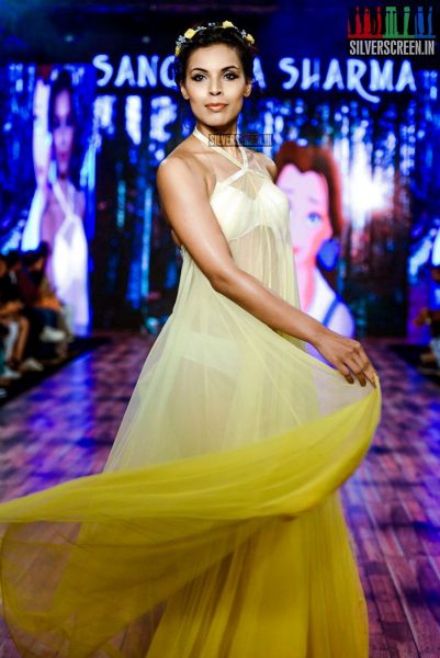 Amyra Dastur Walks at India Beach Fashion Week Day 2