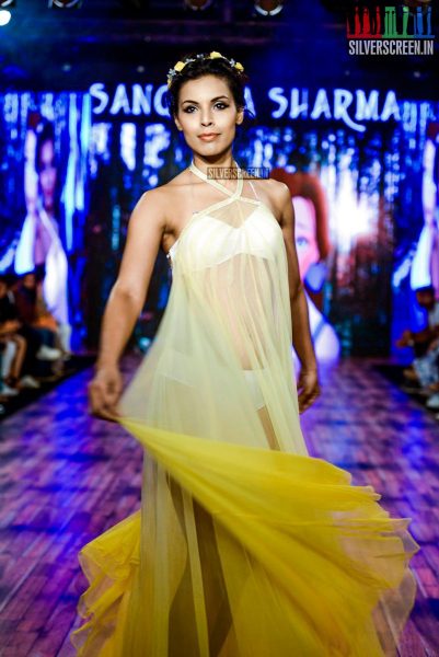 Amyra Dastur Walks at India Beach Fashion Week Day 2