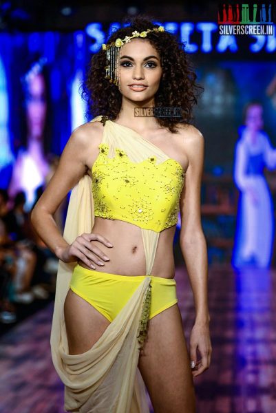 Amyra Dastur Walks at India Beach Fashion Week Day 2