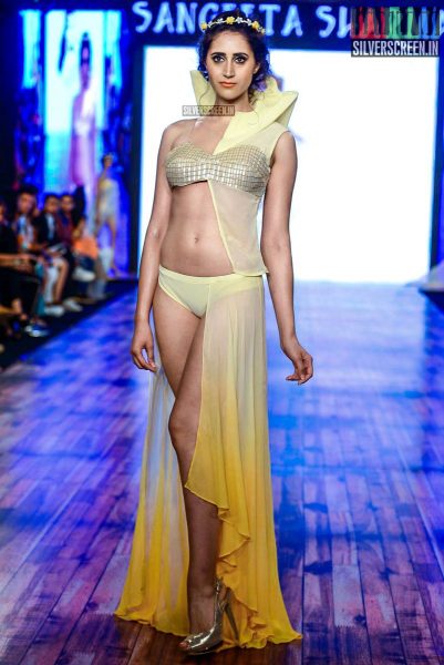 Amyra Dastur Walks at India Beach Fashion Week Day 2