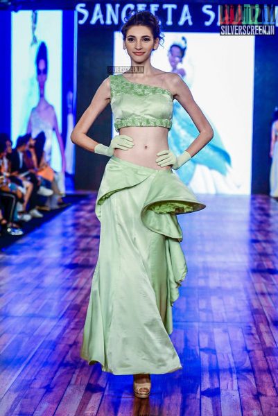 Amyra Dastur Walks at India Beach Fashion Week Day 2