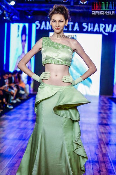 Amyra Dastur Walks at India Beach Fashion Week Day 2