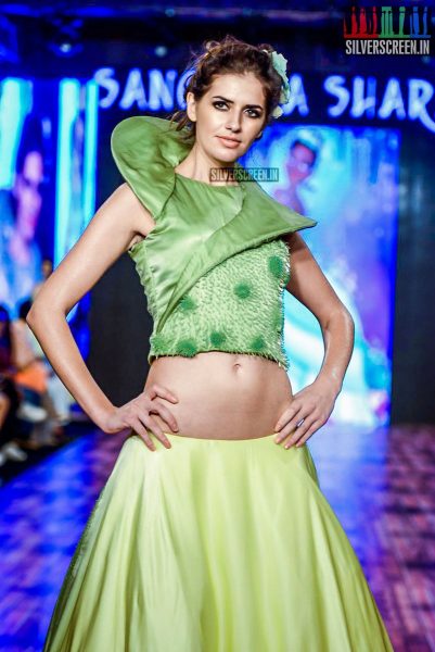 Amyra Dastur Walks at India Beach Fashion Week Day 2