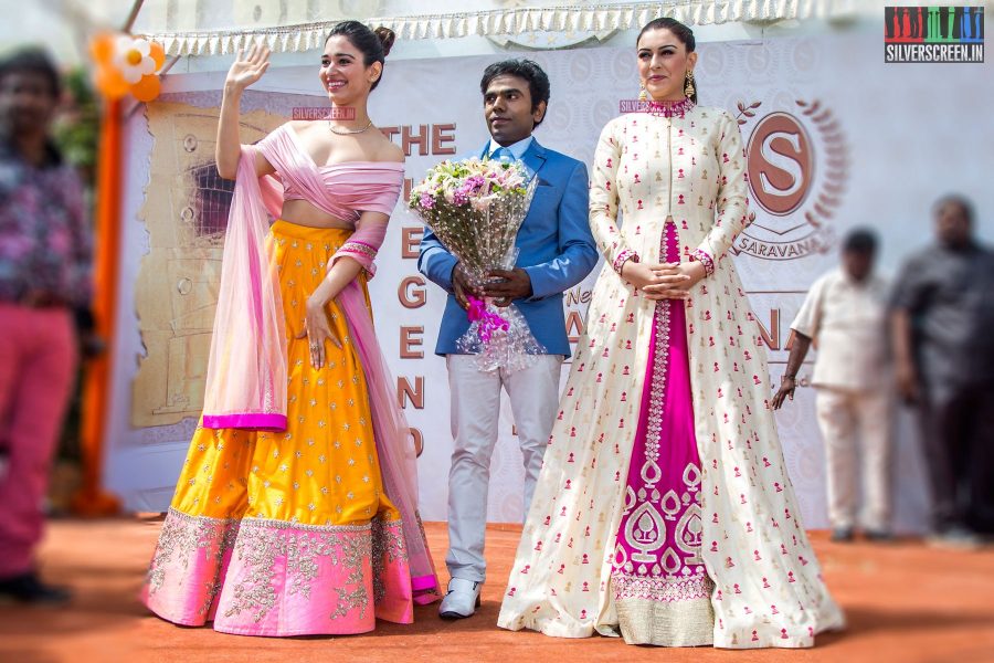 Celebrities at a Store Launch in Chennai