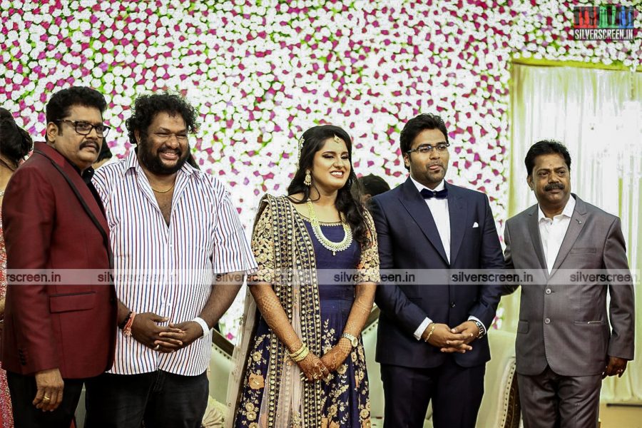 Celebrities at Director KS Ravikumar Daughter Wedding Reception
