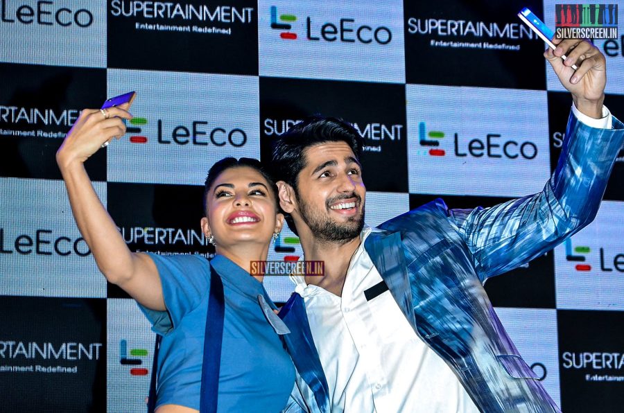 Jacqueline Fernandez and Sidharth Malhotra at LE Eco Mobile Launch