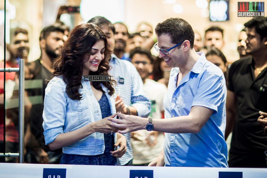 Kajal Aggarwal at the Inauguration of GAP Store in Chennai