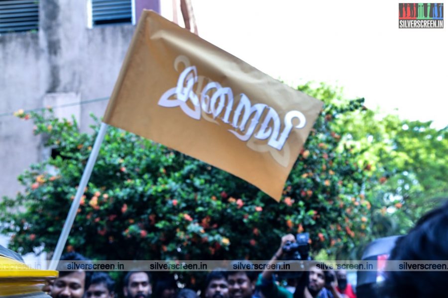 Karthik Subbaraj and Bobby Simha at Iraivi Auto Promotions