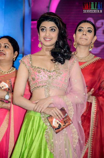 Pranitha Subhash at Brahmotsavam Audio Launch