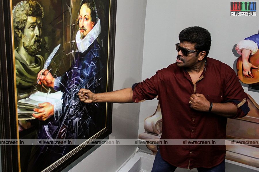 R Parthiban at the Inauguration of Click Art Museum