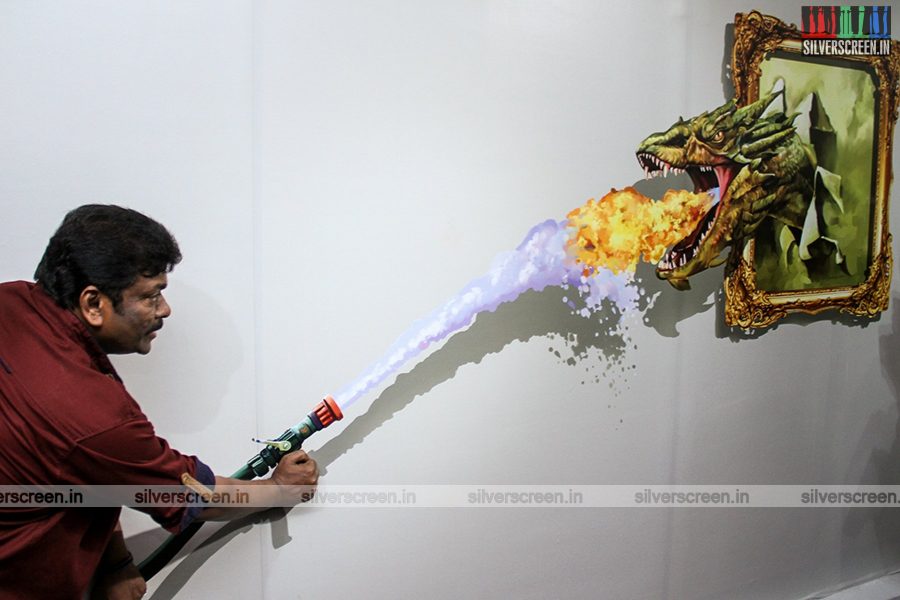 R Parthiban at the Inauguration of Click Art Museum