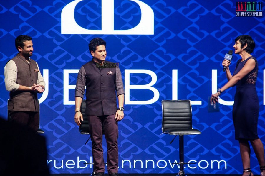 Sachin Tendulkar Walks for His Brand True Blue