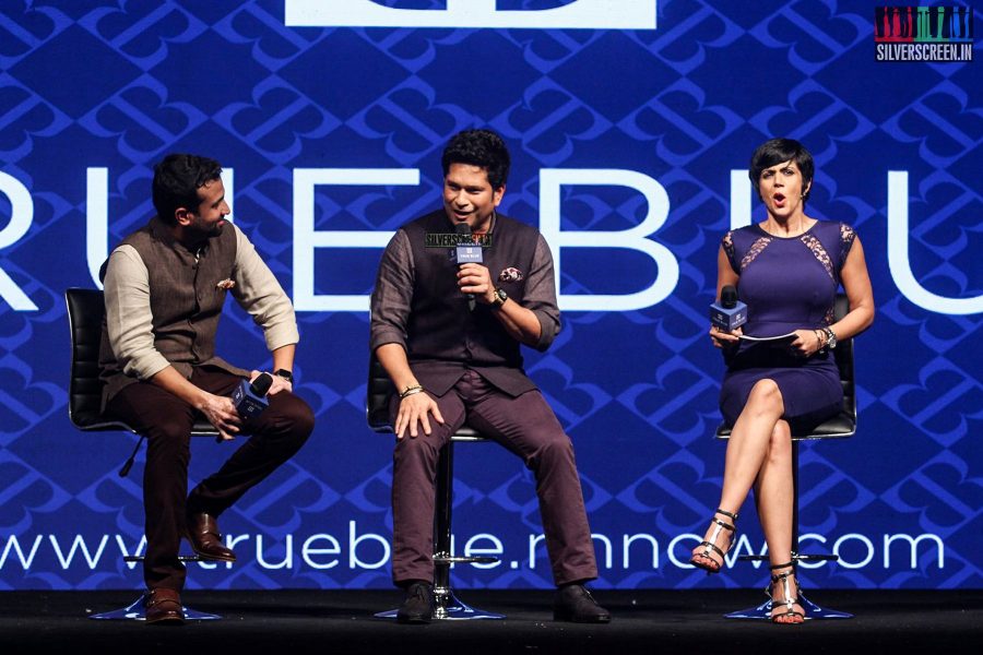 Sachin Tendulkar Walks for His Brand True Blue