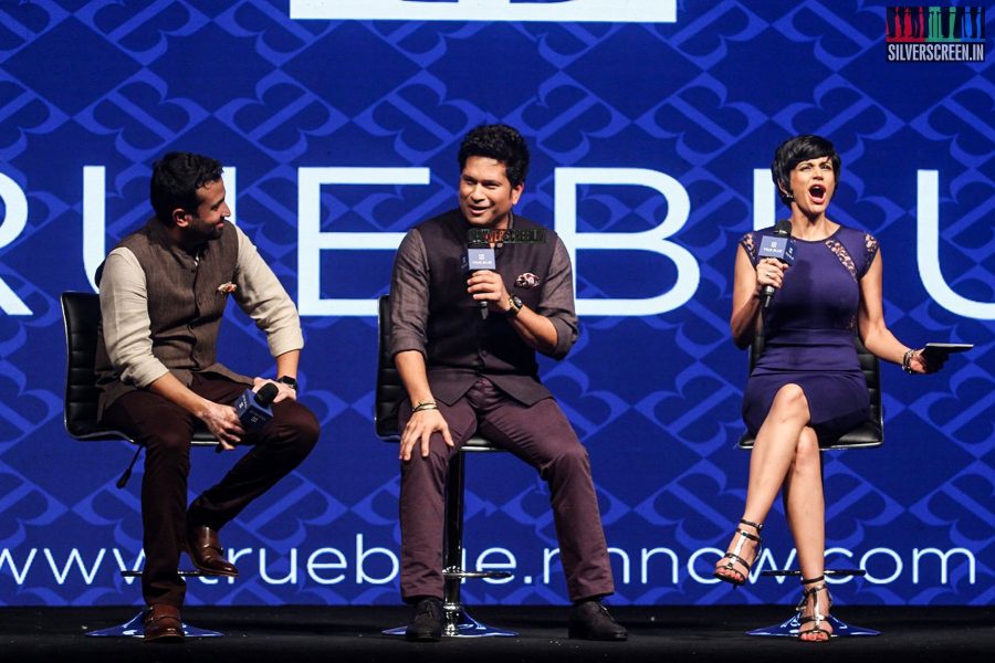 Sachin Tendulkar Walks for His Brand True Blue