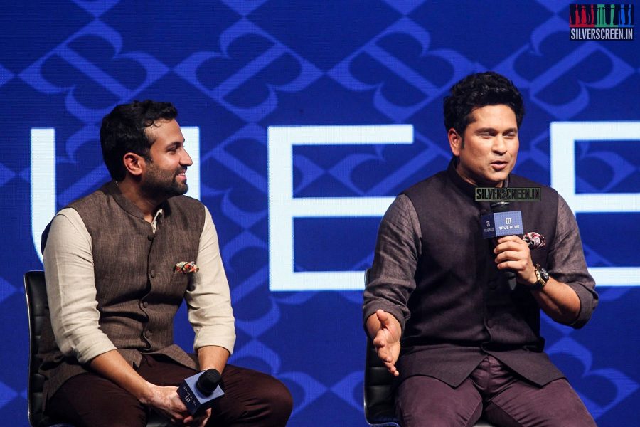 Sachin Tendulkar Walks for His Brand True Blue