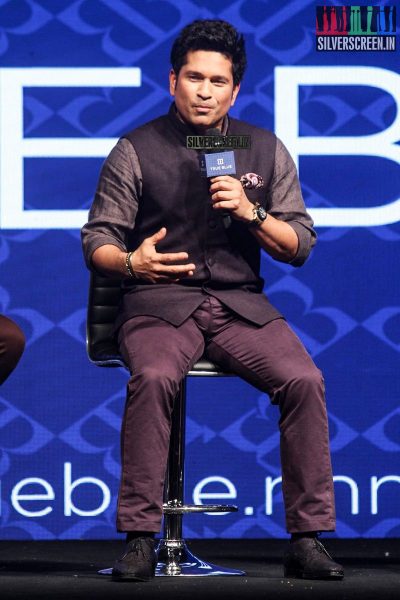 Sachin Tendulkar Walks for His Brand True Blue