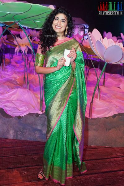 Anjala Zaveri at An Ode To Weaves and Weavers Fashion Show