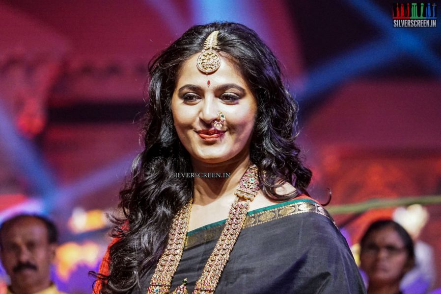 Anushka Shetty at An Ode To Weaves and Weavers Fashion Show