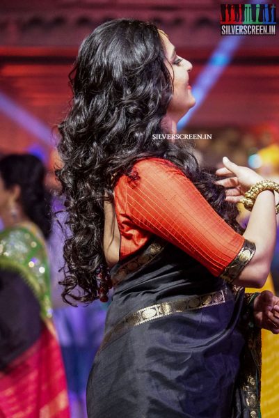 Anushka Shetty at An Ode To Weaves and Weavers Fashion Show