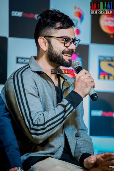 AR Rahman and Virat Kohli at Premier Futsal​ Press Meet